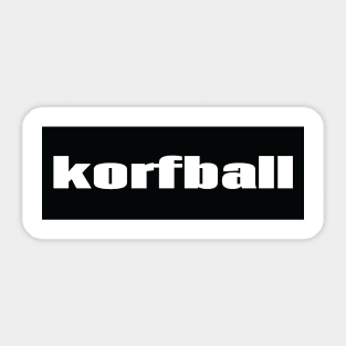 Korfball Sticker